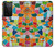 S3391 Abstract Art Mosaic Tiles Graphic Case For Samsung Galaxy S21 Ultra 5G