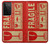 S3552 Vintage Fragile Label Art Case For Samsung Galaxy S21 Ultra 5G S3552 Vintage Fragile Label Art Case For Samsung Galaxy S21 Ultra 5G