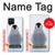 S1075 Penguin Ice Case For Samsung Galaxy A12