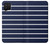S2767 Navy White Striped Case For Samsung Galaxy A12