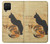 S3229 Vintage Cat Poster Case For Samsung Galaxy A12