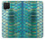 S3414 Green Snake Scale Graphic Print Case For Samsung Galaxy A12