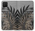 S3692 Gray Black Palm Leaves Case For Samsung Galaxy A12