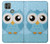 S3029 Cute Blue Owl Case For Motorola Moto G9 Power