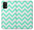 S1723 Mint Chevron Zigzag Case For Samsung Galaxy A32 5G