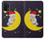 S2849 Cute Sleepy Owl Moon Night Case For Samsung Galaxy A32 5G