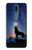 S3555 Wolf Howling Million Star Case For Nokia 2.4