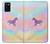 S3203 Rainbow Unicorn Case For Samsung Galaxy A02s, Galaxy M02s