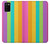 S3678 Colorful Rainbow Vertical Case For Samsung Galaxy A02s, Galaxy M02s