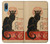 S2739 Chat Noir Black Cat Vintage Case For Samsung Galaxy A04, Galaxy A02, M02