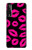 S2933 Pink Lips Kisses on Black Case For LG Stylo 7 4G