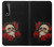 S3753 Dark Gothic Goth Skull Roses Case For LG Stylo 7 5G