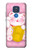 S3025 Pink Maneki Neko Lucky Cat Case For Motorola Moto G Play (2021)