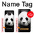 S1072 Panda Bear Case For Motorola Moto G Power (2021)