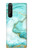 S3399 Green Marble Graphic Print Case For Sony Xperia 1 III