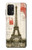 S2108 Eiffel Tower Paris Postcard Case For Samsung Galaxy A32 4G