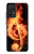 S0493 Music Note Burn Case For Samsung Galaxy A52, Galaxy A52 5G
