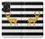 S2794 Black and White Striped Deer Gold Sparkles Case For Samsung Galaxy A52, Galaxy A52 5G