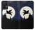 S3289 Flying Pig Full Moon Night Case For Samsung Galaxy A52, Galaxy A52 5G