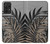 S3692 Gray Black Palm Leaves Case For Samsung Galaxy A52, Galaxy A52 5G