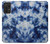 S3439 Fabric Indigo Tie Dye Case For Samsung Galaxy A72, Galaxy A72 5G