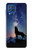 S3555 Wolf Howling Million Star Case For Samsung Galaxy M62