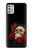 S3753 Dark Gothic Goth Skull Roses Case For Motorola Moto G Stylus (2021)