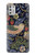 S3791 William Morris Strawberry Thief Fabric Case For Motorola Moto G Stylus (2021)