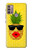 S2443 Funny Pineapple Sunglasses Kiss Case For Motorola Moto G30, G20, G10