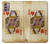 S2833 Poker Card Queen Hearts Case For Motorola Moto G30, G20, G10