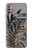 S3692 Gray Black Palm Leaves Case For Motorola Moto G30, G20, G10