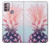 S3711 Pink Pineapple Case For Motorola Moto G30, G20, G10 S3711 Pink Pineapple Case For Motorola Moto G30, G20, G10