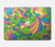 S3273 Flower Line Art Pattern Hard Case For MacBook Air 13″ - A1369, A1466