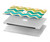S2362 Rainbow Colorful Shavron Zig Zag Pattern Hard Case For MacBook Pro 13″ - A1706, A1708, A1989, A2159, A2289, A2251, A2338