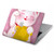 S3025 Pink Maneki Neko Lucky Cat Hard Case For MacBook Pro 13″ - A1706, A1708, A1989, A2159, A2289, A2251, A2338