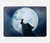 S3693 Grim White Wolf Full Moon Hard Case For MacBook Pro 15″ - A1707, A1990