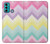 S3514 Rainbow Zigzag Case For Motorola Moto G60, G40 Fusion