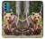 S3558 Bear Family Case For Motorola Moto G60, G40 Fusion