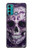 S3582 Purple Sugar Skull Case For Motorola Moto G60, G40 Fusion