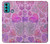S3710 Pink Love Heart Case For Motorola Moto G60, G40 Fusion