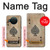 S2928 Vintage Spades Ace Card Case For Nokia X10