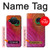 S3201 Pink Peacock Feather Case For Nokia X10