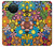 S3281 Colorful Hippie Flowers Pattern Case For Nokia X10