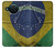 S3297 Brazil Flag Vintage Football Graphic Case For Nokia X10