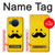 S1145 Yellow Mustache Sun Case For Nokia X20