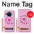 S2847 Pink Retro Rotary Phone Case For Nokia X20