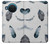 S3085 Feather Paint Pattern Case For Nokia X20