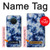 S3439 Fabric Indigo Tie Dye Case For Nokia X20
