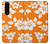 S2245 Hawaiian Hibiscus Orange Pattern Case For Sony Xperia 5 III