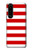 S2364 Red and White Striped Case For Sony Xperia 5 III